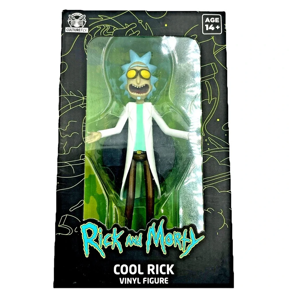 Rick and Morty Cool Rick Vinyl Figure CultureFly Collectible 5 Inch New